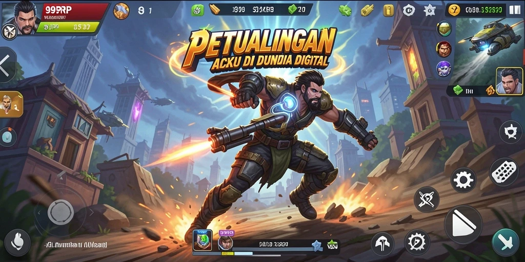 Tampilan gameplay aksi seru dan mendebarkan di 99RP.