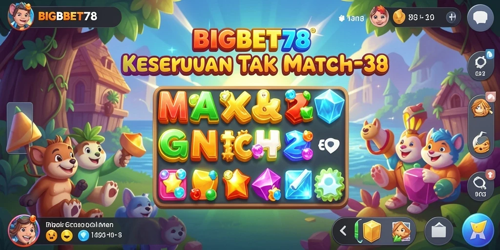 Tangkapan layar gameplay <strong>BIGBET78</strong> menampilkan aksi penuh warna dan strategi.