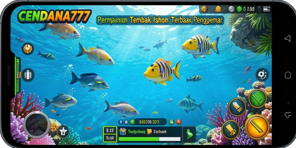 Gameplay menarik CENDANA777 saat menembak ikan.