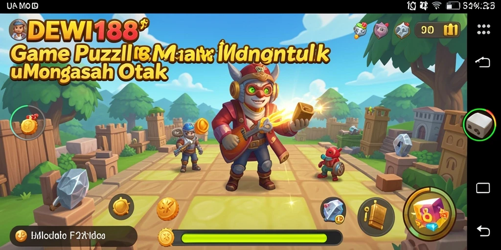 Tampilan gameplay DEWI188 yang menantang dan menarik.