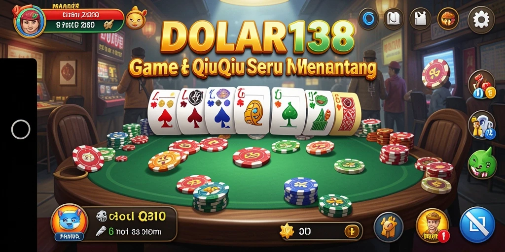 Tampilan gameplay menarik dari DOLAR138 yang menampilkan sesi QiuQiu.