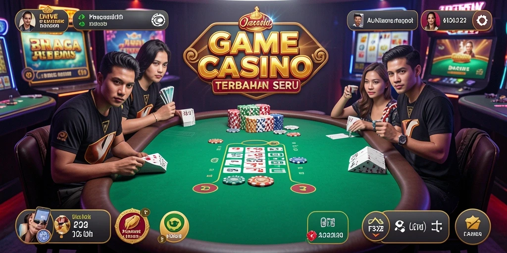 Gameplay Live Casino F32 yang mendebarkan dengan dealer langsung dan variasi permainan.