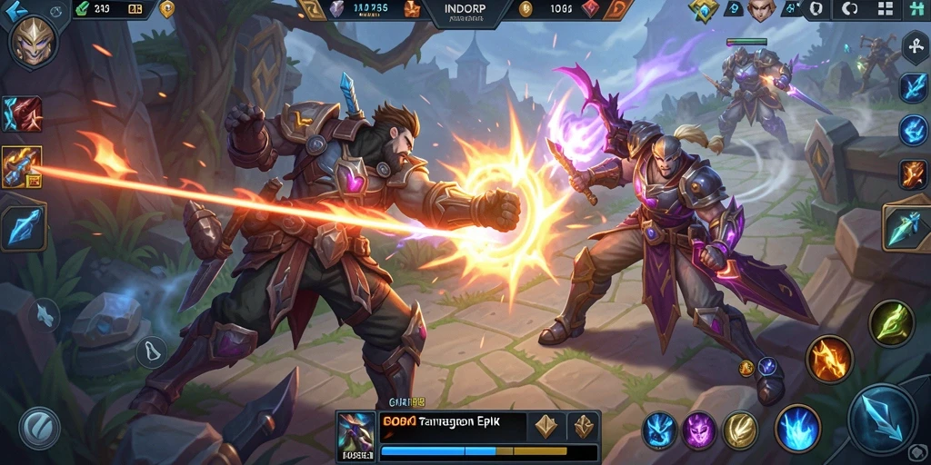 Tangkap momen seru dari pertarungan MOBA di INDORP.
