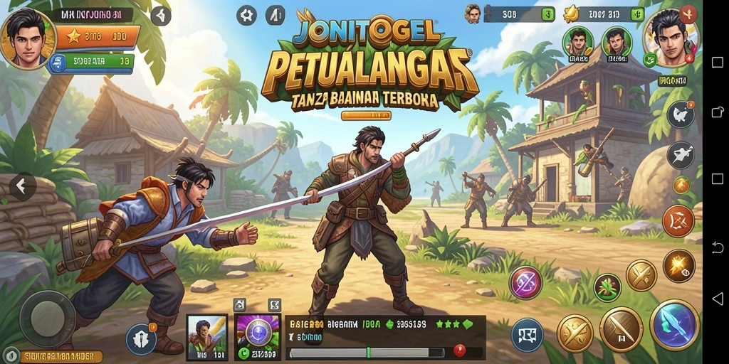 Gameplay menarik JONITOGEL di dunia terbuka yang luas.