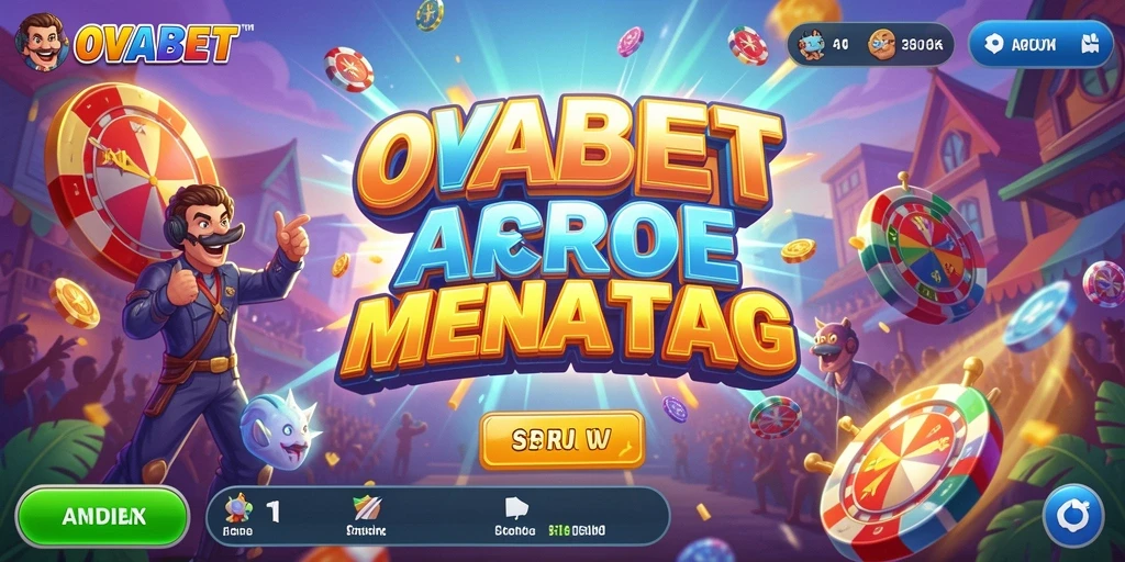 Screenshot gameplay OVABET yang penuh aksi arcade.