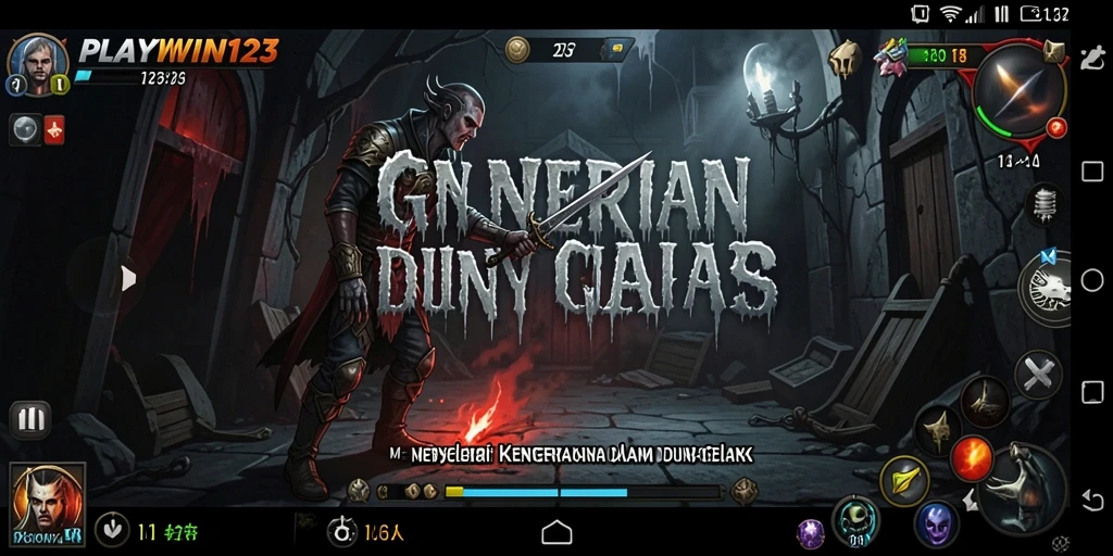 Tangkapan layar gameplay menakutkan dari PLAYWIN123.