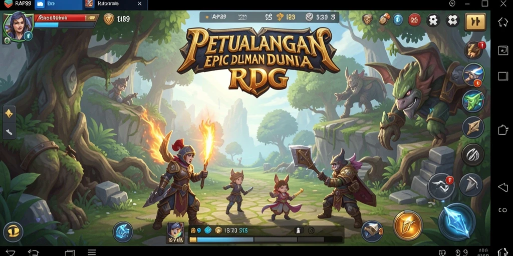 Tangkapan layar gameplay RAP89 menunjukkan aksi seru dan karakter yang kaya akan detail.