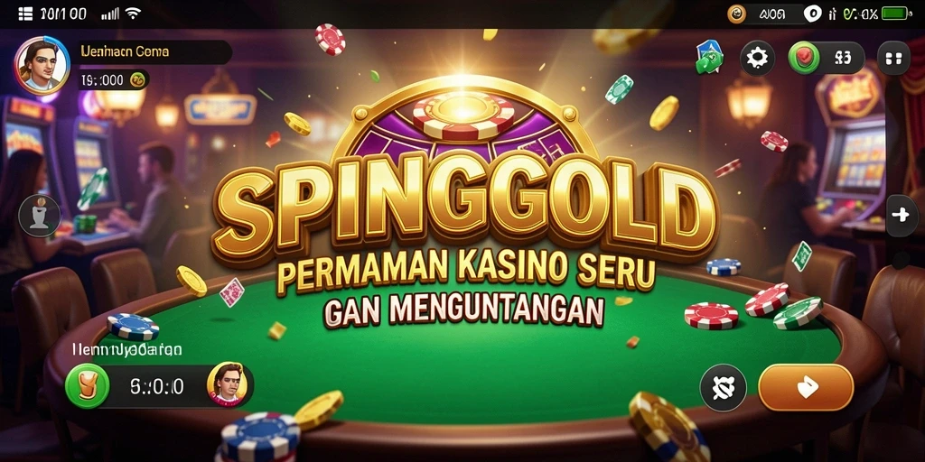 Tampilan gameplay SPINGOLD yang menarik dan mengasyikkan.