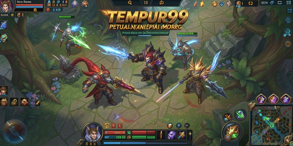 Tangkapan layar menunjukkan aksi seru dalam gameplay TEMPUR99.