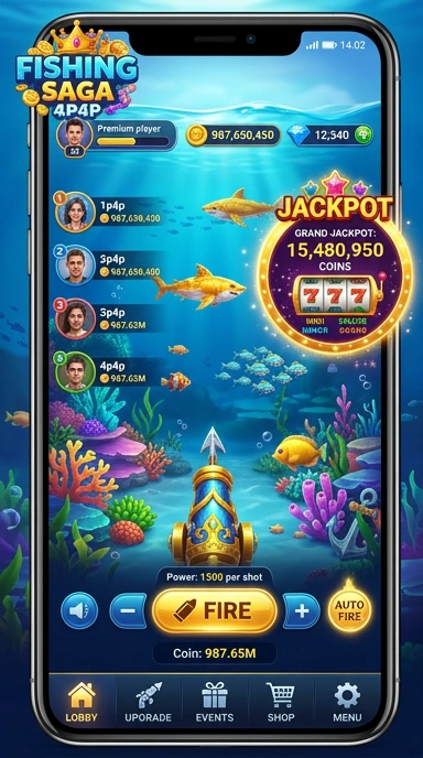 Cuplikan layar aplikasi 4p4p menunjukkan antarmuka yang sederhana dan navigasi yang mudah.